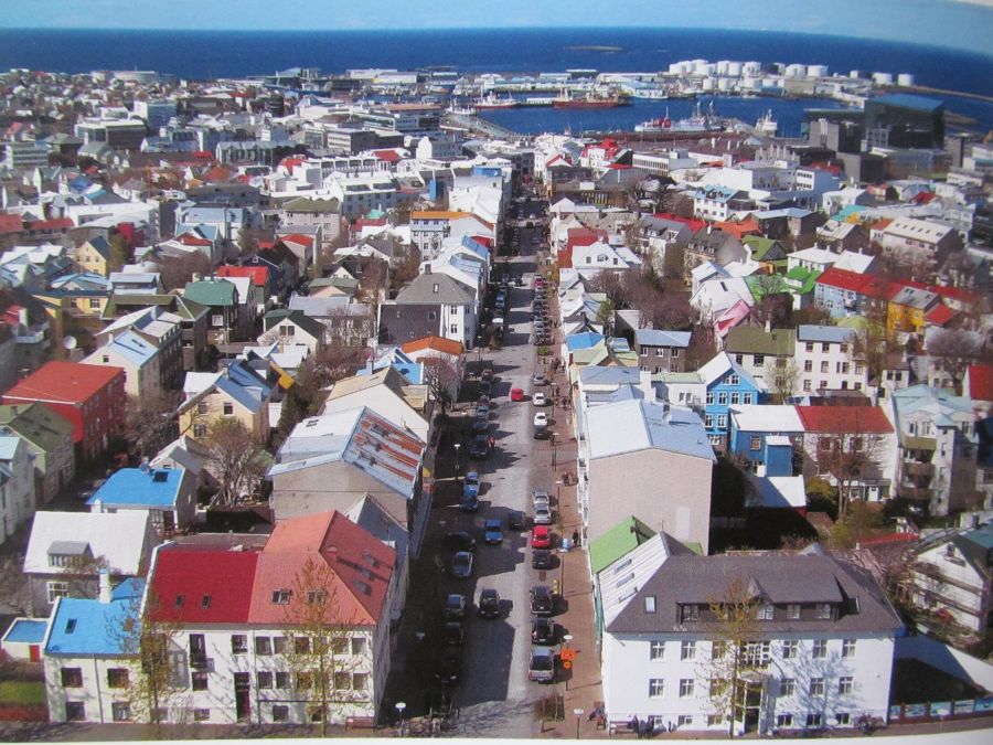 Foto: Reykjavik im Druck bei Snapfish – die Farben fallen leicht intensiver aus