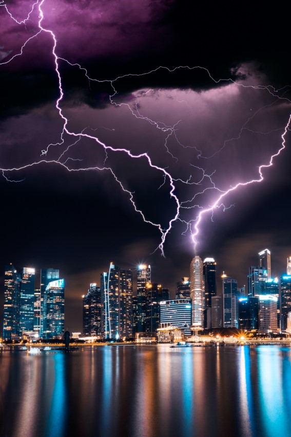 Bewegte Objekte fotografieren am Beispiel Blitze und Gewitter